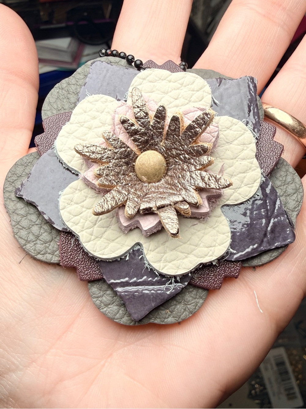 Handmade Floral Charm - Picture 2 of 2